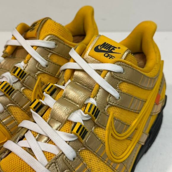 WORN 2x Nike Air Rubber Dunk x Off-White "University Gold" Virgil Abloh 2020 11 - Picture 8 of 12